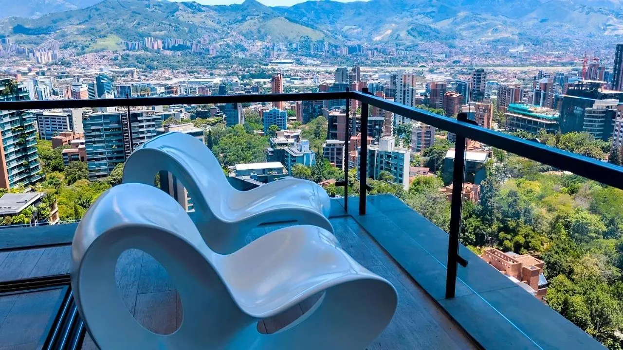 Apartamento De Lujo Con Vista Panoramica En Medellín 0*,  Kolombiya